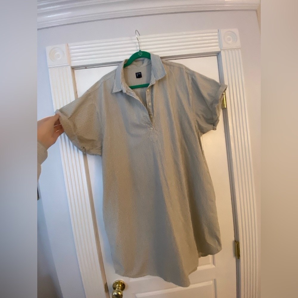 Gap dress cute with a belt around your waist too!